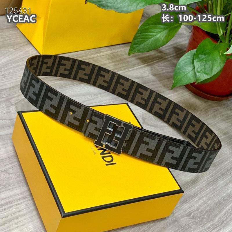 Fendi belt 38mmX100-125cm  8L23